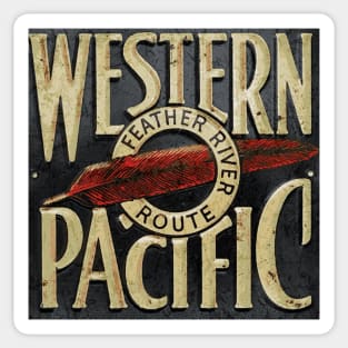 Western Pacific Route Sticker